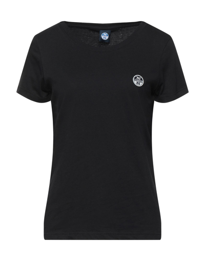 Shop North Sails Woman T-shirt Black Size S Cotton