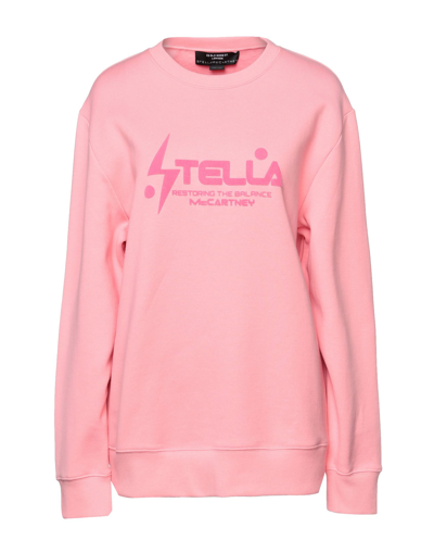 Shop Stella Mccartney Woman Sweatshirt Pink Size Xs Cotton, Elastane