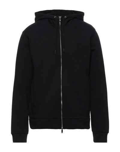 Shop Emporio Armani Man Sweatshirt Black Size L Cotton, Polyester