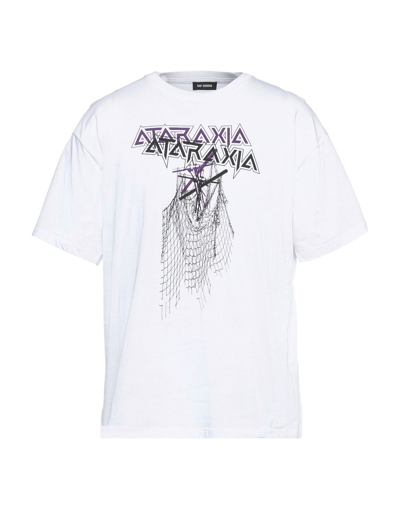 Shop Raf Simons Man T-shirt White Size L Cotton