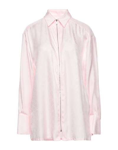 Shop Givenchy Woman Shirt Light Pink Size 6 Silk