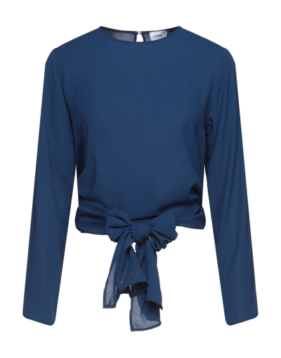 Shop Merci , Blouses In Dark Blue