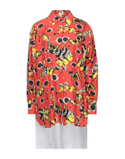 Shop Loewe Woman Shirt Orange Size 6 Silk, Cotton