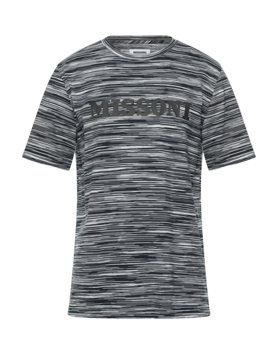 Shop Missoni T-shirts In Dark Blue