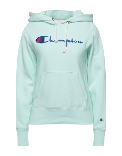 Shop Champion Sweatshirts In Turquoise