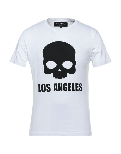 Shop Hydrogen Man T-shirt White Size Xs Cotton