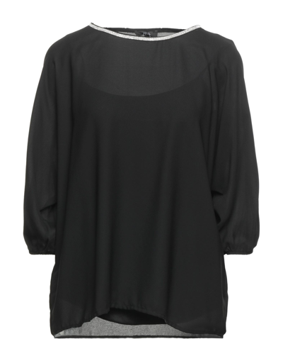 Shop Akè Woman Top Black Size Xs Polyester, Elastane