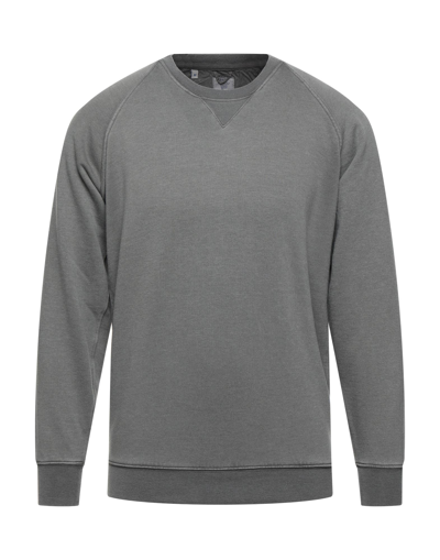 Shop R3d Wöôd Man Sweatshirt Grey Size Xxl Polyester, Cotton