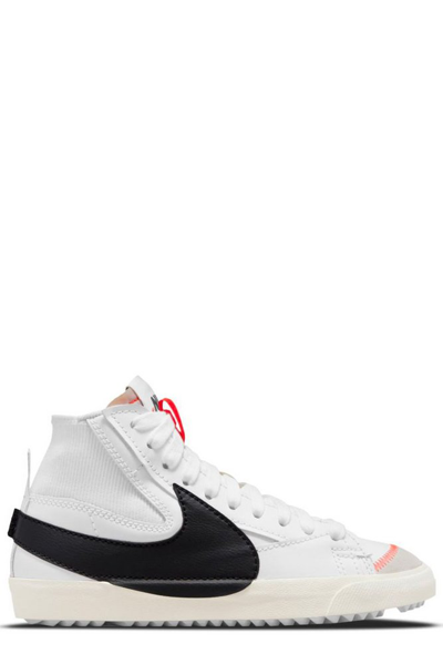 Shop Nike Blazer Mid 77 Jumbo Lace In White