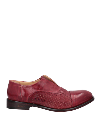 Shop Jp/david Loafers In Brick Red