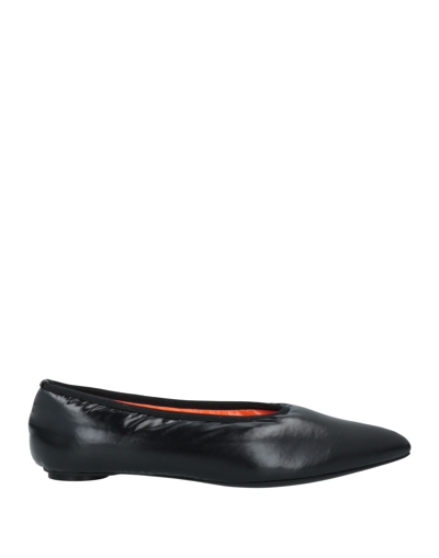 Shop Marni Woman Ballet Flats Black Size 5 Textile Fibers