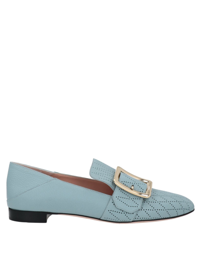 Shop Bally Loafers In Pastel Blue