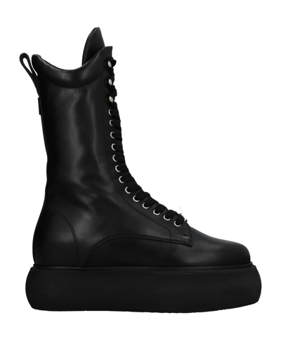 Shop Attico Ankle Boots In Black