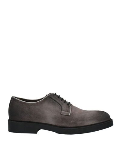 Shop Stefano Branchini Lace-up Shoes In Grey