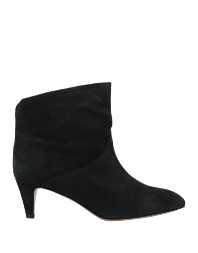 Shop Isabel Marant Woman Ankle Boots Black Size 5 Soft Leather