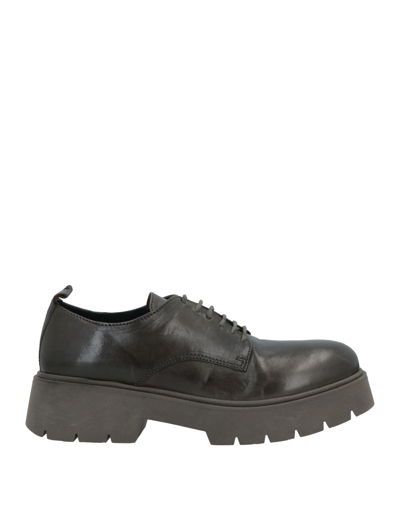 Shop Oasi Lace-up Shoes In Dark Green