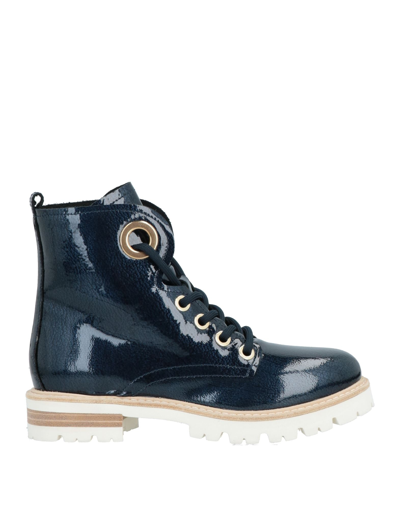 Shop Agl Attilio Giusti Leombruni Agl Woman Ankle Boots Midnight Blue Size 7.5 Soft Leather