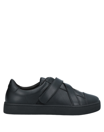 Shop Kenzo Man Sneakers Black Size 4 Soft Leather