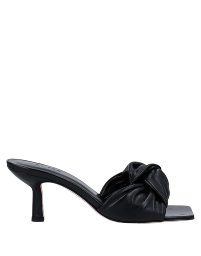 Shop By Far Woman Sandals Black Size 8 Lambskin