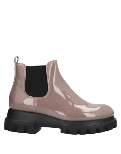 Shop Agl Attilio Giusti Leombruni Agl Woman Ankle Boots Light Brown Size 9.5 Soft Leather In Beige