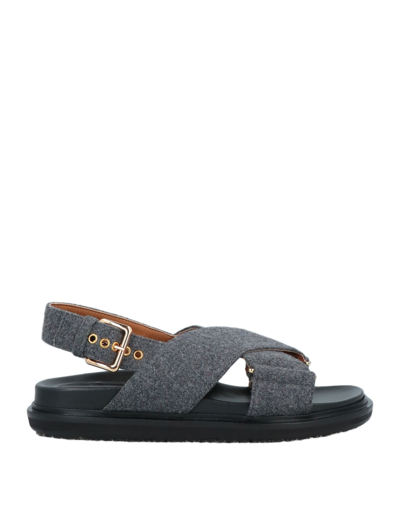 Marni Sandals In Grey