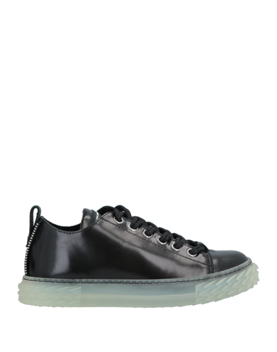 Shop Giuseppe Zanotti Woman Sneakers Black Size 6 Soft Leather