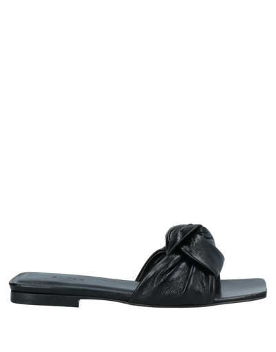 Shop By Far Woman Sandals Black Size 5 Soft Leather
