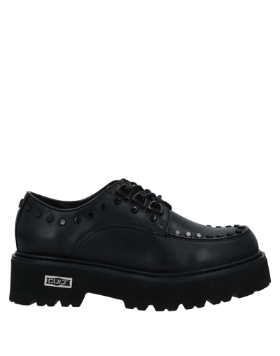 Shop Cult Woman Lace-up Shoes Black Size 9 Soft Leather