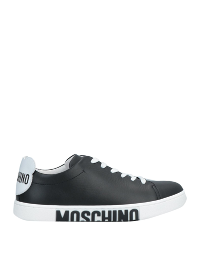 Shop Moschino Woman Sneakers Black Size 6 Calfskin