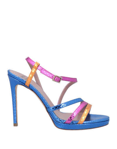 Shop Gianna Meliani Sandals In Bright Blue