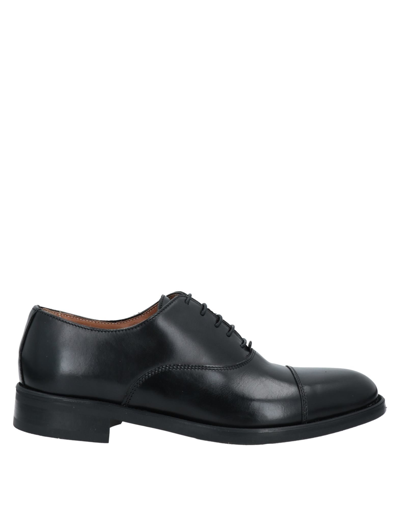 Shop Stefano Branchini Lace-up Shoes In Black