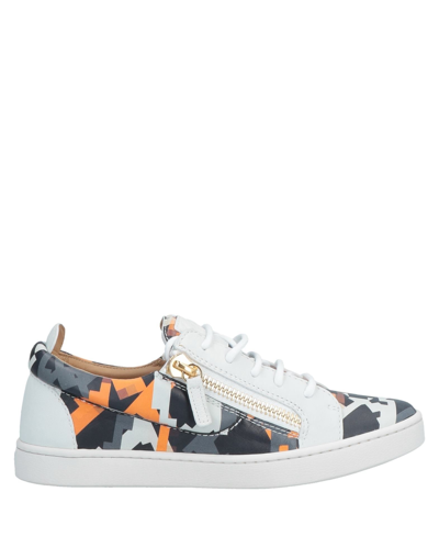 Shop Giuseppe Zanotti Woman Sneakers White Size 6 Soft Leather