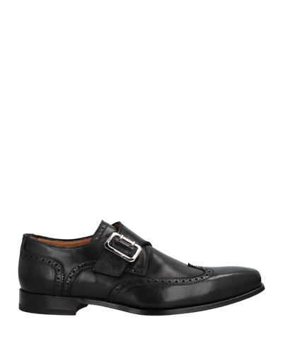 Shop Stefano Branchini Loafers In Black