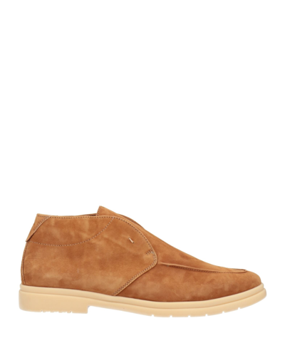 Shop Andrea Ventura Firenze Ankle Boots In Camel