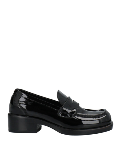 Shop Jeffrey Campbell Woman Loafers Black Size 5 Soft Leather