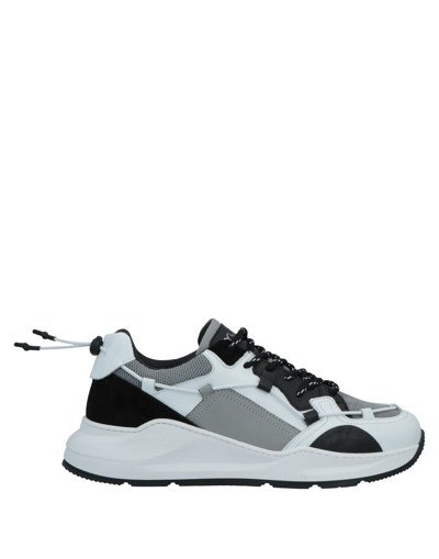 Shop Ylati Man Sneakers White Size 7 Soft Leather, Textile Fibers
