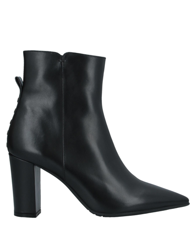 Shop La Corte Della Pelle By Franco Ballin Woman Ankle Boots Black Size 11 Soft Leather