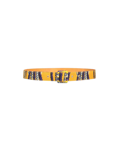 Shop Jucca Belts In Yellow