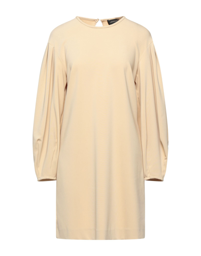 Shop Ottod'ame Woman Mini Dress Beige Size 4 Viscose, Polyamide, Elastane