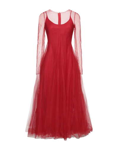 Shop Marc Le Bihan Midi Dresses In Red