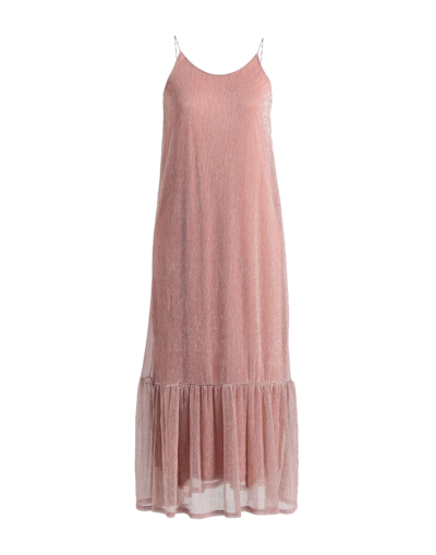 Shop Only Woman Midi Dress Pastel Pink Size M Polyester