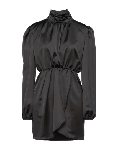 Shop Simona-a Simona A Woman Mini Dress Black Size M Polyester, Elastane