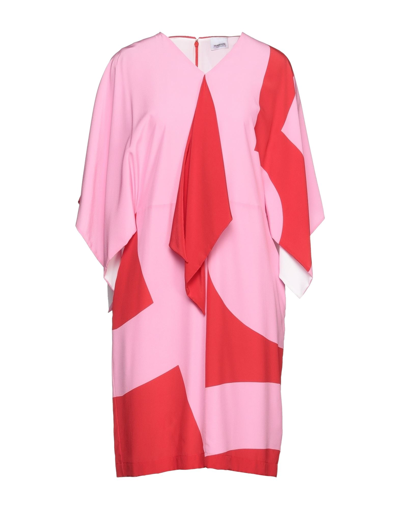 Shop Burberry Woman Mini Dress Pink Size 10 Silk