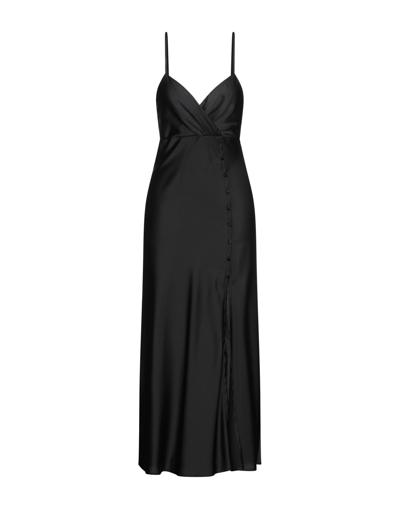 Shop Garage Nouveau Woman Long Dress Black Size 10 Polyester, Elastane
