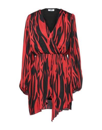 Shop Jijil Woman Mini Dress Red Size 6 Viscose