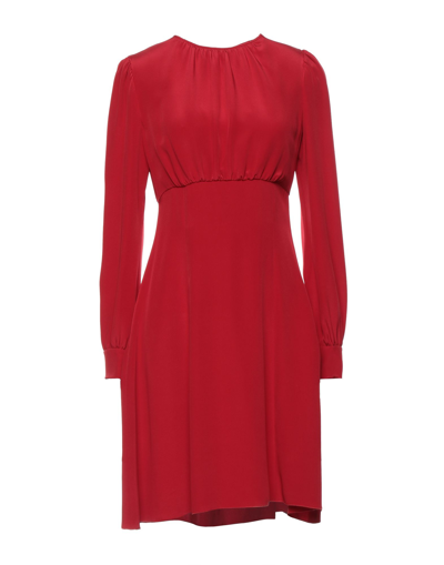 Shop Dolce & Gabbana Woman Mini Dress Red Size 4 Silk