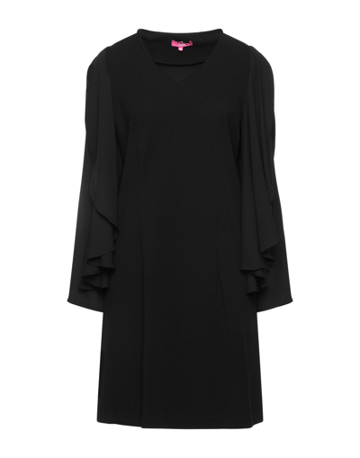 Shop Éclà Woman Mini Dress Black Size 8 Polyester, Elastane