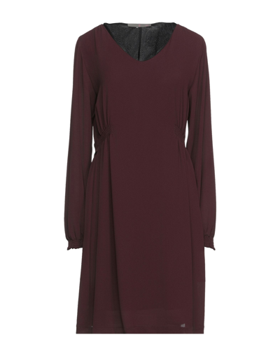 Shop 19.70 Nineteen Seventy Woman Midi Dress Deep Purple Size 6 Polyester, Elastane