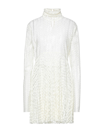 PHILOSOPHY DI LORENZO SERAFINI PHILOSOPHY DI LORENZO SERAFINI WOMAN MINI DRESS IVORY SIZE 4 POLYESTER 
