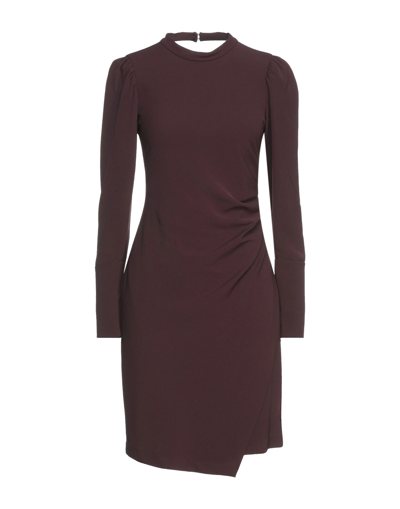 Shop Beatrice B Beatrice .b Woman Mini Dress Deep Purple Size 8 Polyester, Elastane